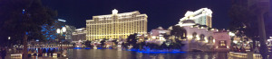 Panorama of Bellagio in Las Vegas